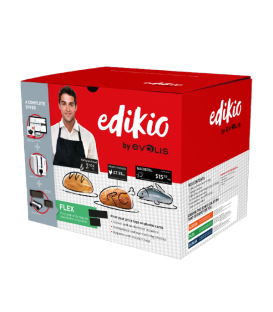 Impresora de tarjetas EDIKIO FLEX Pack solución etiquetado